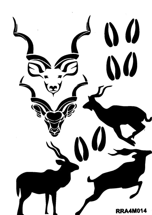 KUDU STICKERS A4